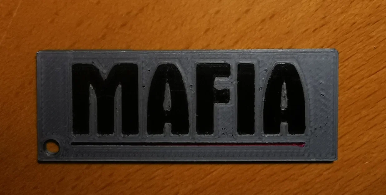 **Móc chìa khóa logo Mafia: The City of Lost Heaven** - Image 1