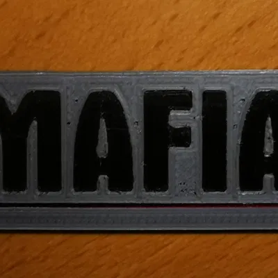 **Móc chìa khóa logo Mafia: The City of Lost Heaven**