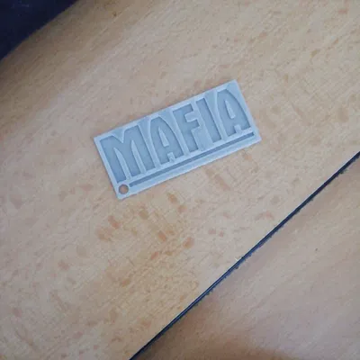 Móc khóa MAFIA phiên bản 2.0 với hiệu ứng chữ nổi