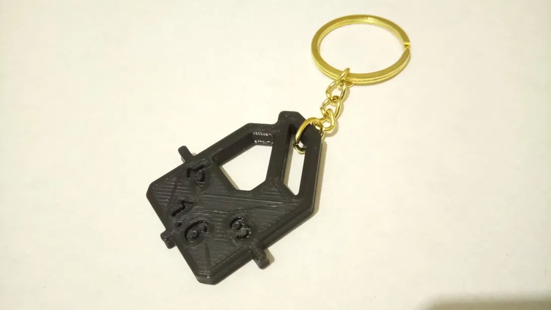 Thước đo độ sâu lốp xe dạng móc khóa - Image 2