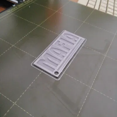 Móc khóa MAFIA phiên bản 2.0 với hiệu ứng chữ nổi