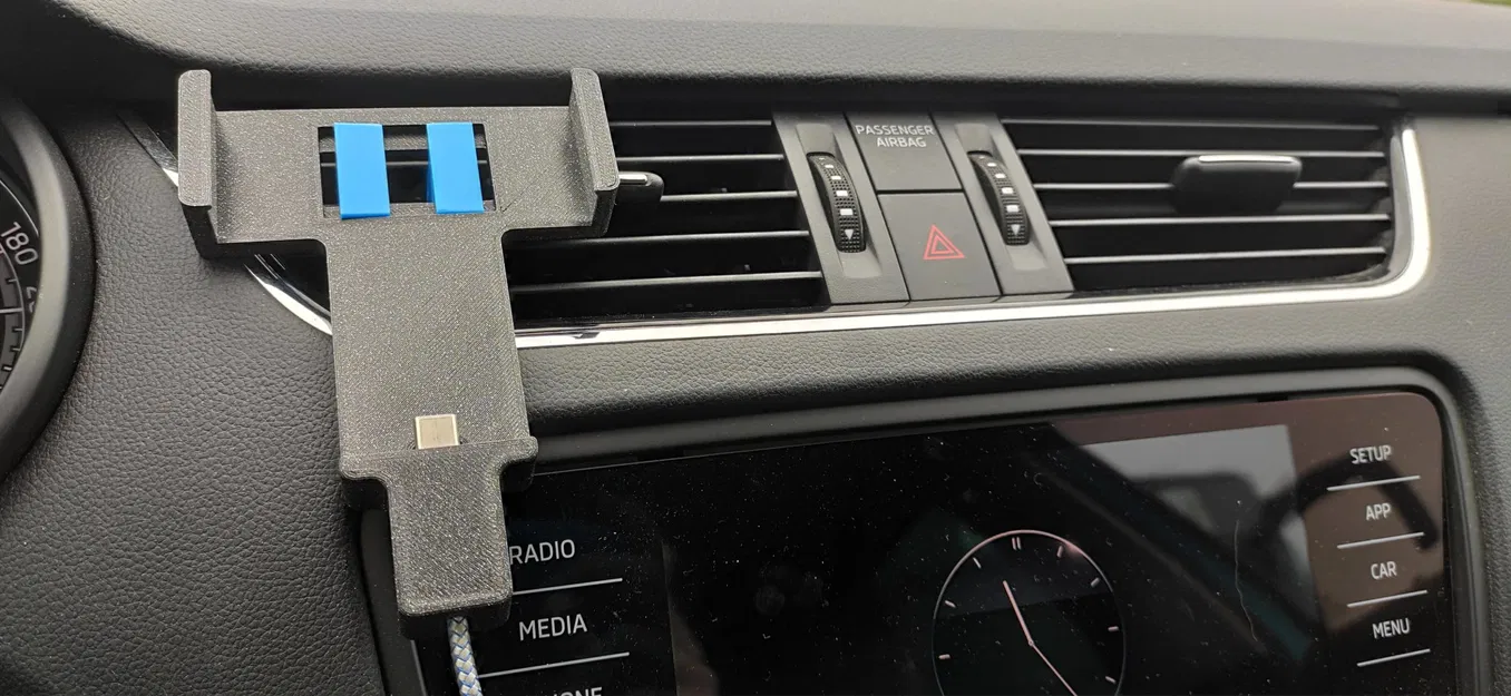 Giá đỡ điện thoại và sạc cho ô tô kiểu parametric - Image 1