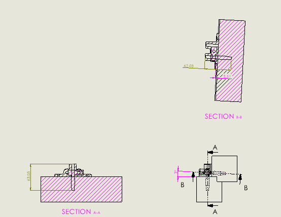 Giá đỡ bản lề cửa 13mm cho máy in 3D - Image 1