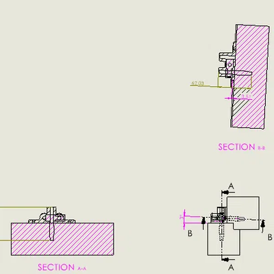 Giá đỡ bản lề cửa 13mm cho máy in 3D
