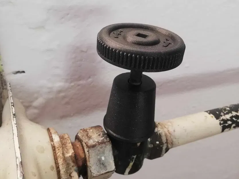 Núm điều chỉnh của bộ tản nhiệt cũ có nắp đậy - Image 1