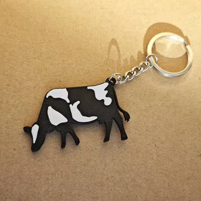 Móc khóa hình bò dành cho nông dân thực thụ