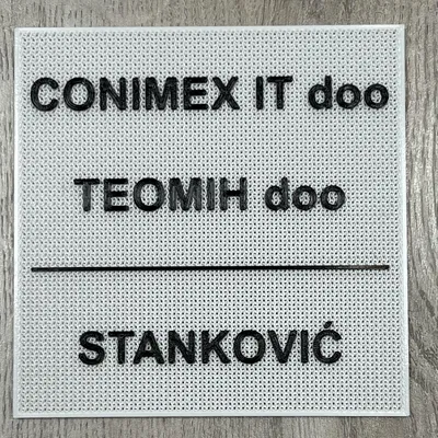 Biển số nhà thiết kế rỗng chịu gió tốt