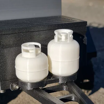 Bình gas 1/10 với giá đỡ cho xe kéo địa hình Farmersmark