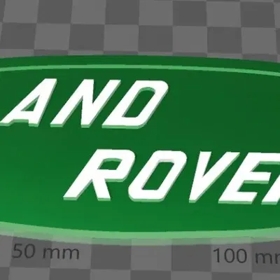 Biểu tượng cổ điển Land Rover với hiệu ứng nền