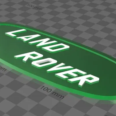 Biểu tượng cổ điển Land Rover với hiệu ứng nền