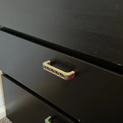 Tay nắm ngăn kéo với đai ốc giữ hoặc chèn nhiệt M4