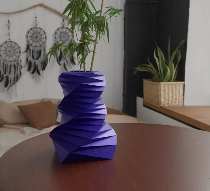 Bình hoa xoắn độc đáo cao 20 cm - Image 1