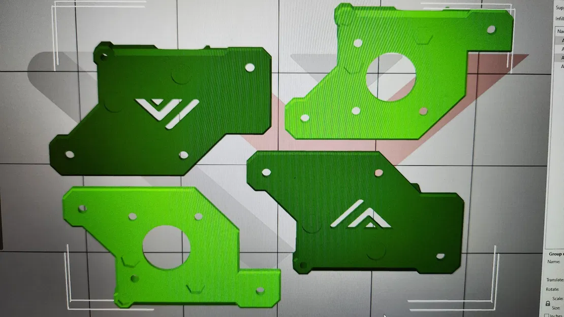 Giá đỡ trước AWD VzBot sử dụng bu lông M5 - Image 1