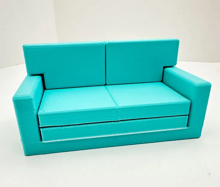 Ghế sofa gập nhỏ cho búp bê - Image 2