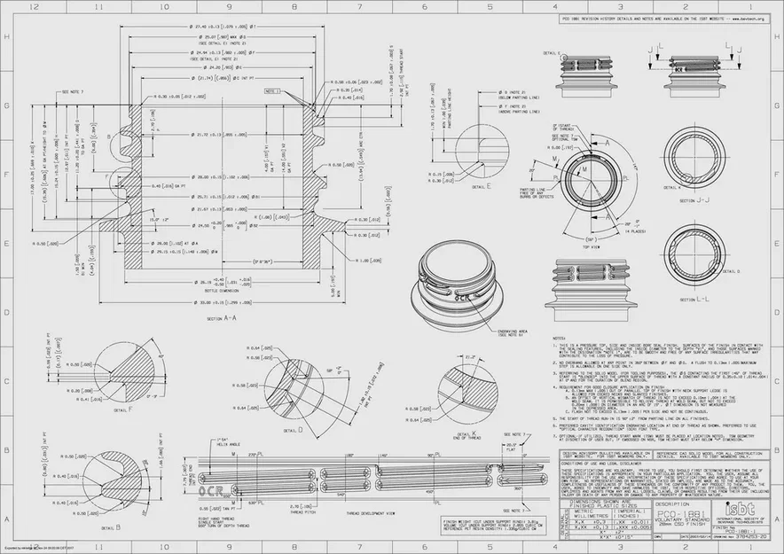 Đầu chai nước ngọt PCO-1881 chuẩn - Image 2