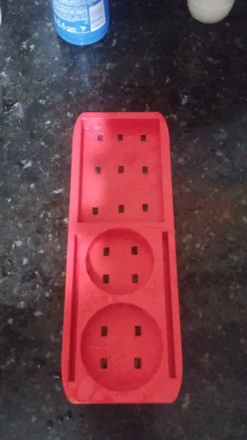 Giá đỡ cho 3 miếng bọt biển và chất tẩy rửa với hệ thố... - Image 5