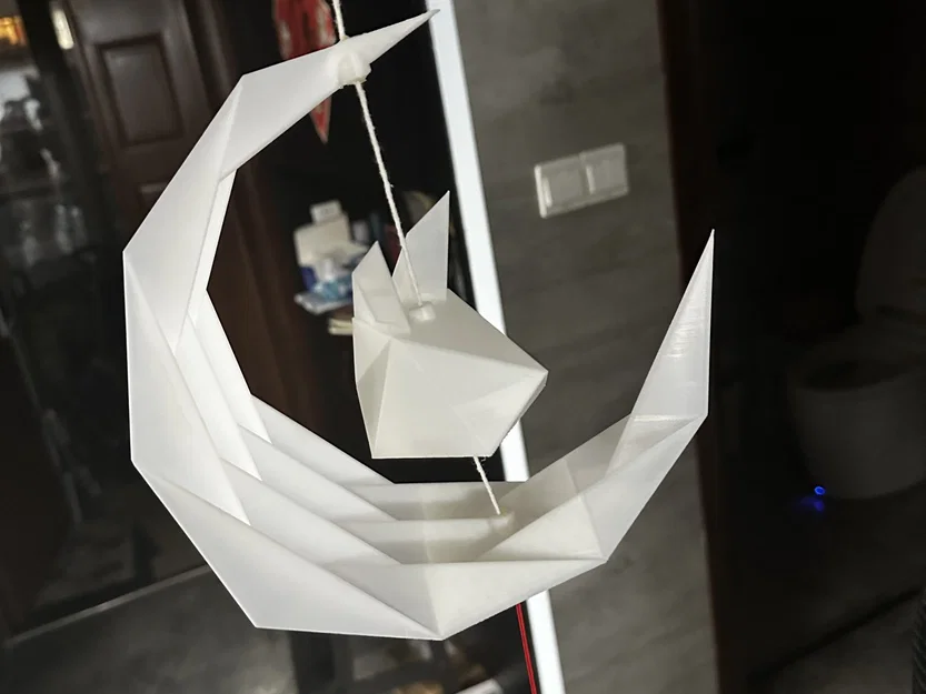 Đèn lồng thỏ trăng phong cách origami - Image 1