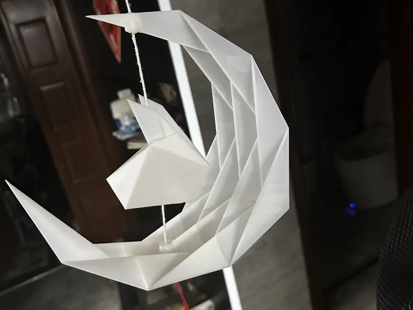 Đèn lồng thỏ trăng phong cách origami - Image 2