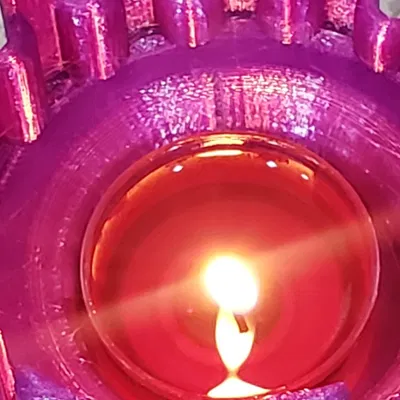 Giá đỡ nến trà trang trí bằng nhựa PETG