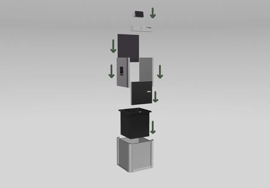 Giá đỡ để bàn Bambu Lab X1C thiết kế độc đáo - Image 4