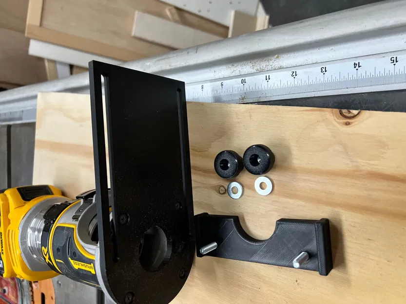 Đế máy phay Dewalt DCW600 cho việc tạo rãnh chính xác - Image 2