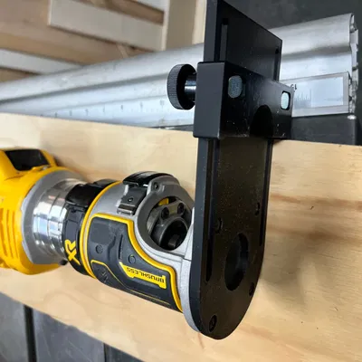 Đế máy phay Dewalt DCW600 cho việc tạo rãnh chính xác