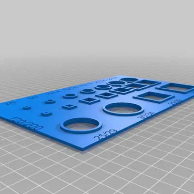 Bài kiểm tra độ chính xác cho lỗ và kích thước trong in 3D