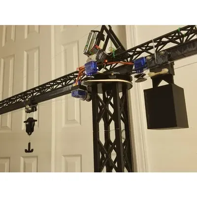 Cần cẩu tháp điều khiển từ xa cao 1.42m