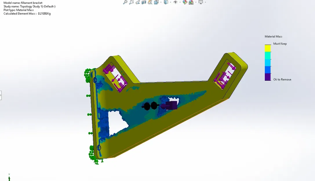 Giá đỡ giá đỡ cuộn filament tối ưu hóa hình học - Image 2