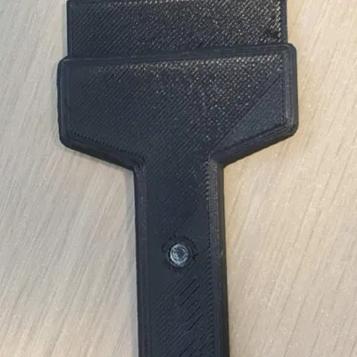 Công cụ cạo bề mặt in 3D với lỗ căn chỉnh