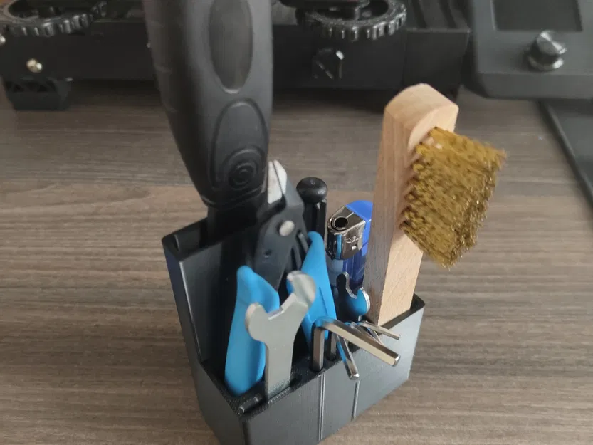 Giá đỡ công cụ lắp bên cho máy in 3D Ender 3 v2 Gridfinity - Image 2