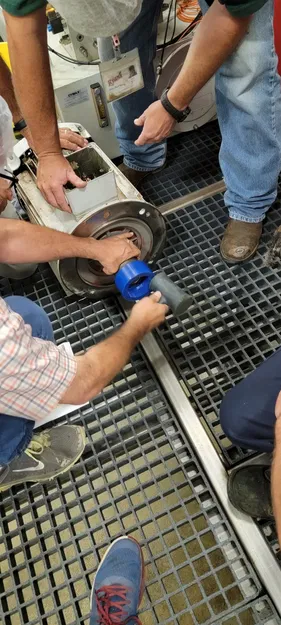 Bánh răng kết nối hy sinh cho động cơ điện và bơm thủy lực - Image 1