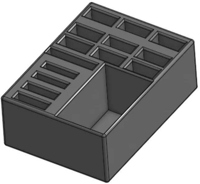 Giá đỡ điều khiển LED và cáp cho 9 dây cáp và 5 bộ điều kh... - Image 1