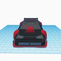 Xe đua siêu tốc màu đen đỏ với động cơ V8 tăng áp kép - Thumbnail 1
