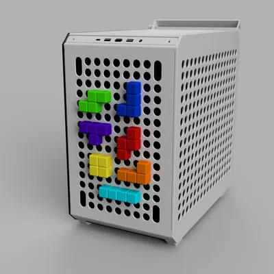 Khối Tetris cho thùng máy tính Qube 500