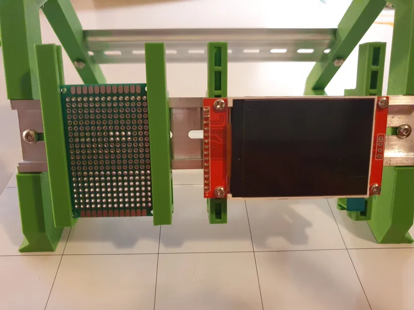 Kẹp gắn PCB lên thanh DIN cho dự án điện tử - Image 1