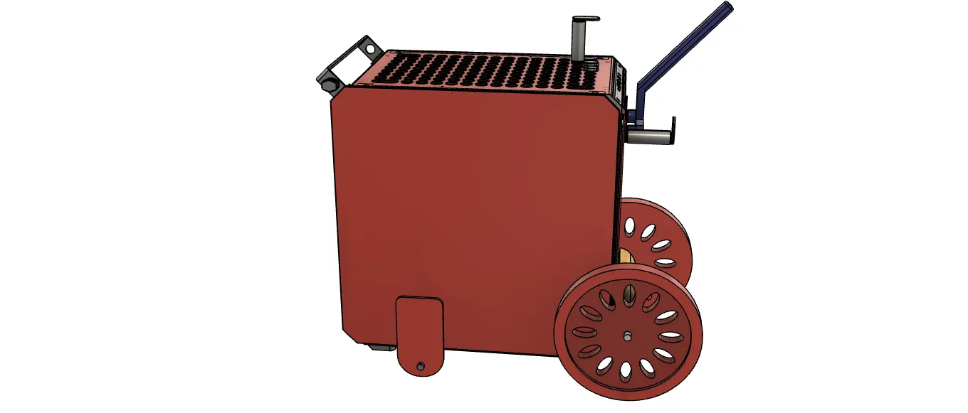 Bánh xe di động cho thùng máy Qube 500 - Image 2