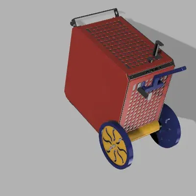 Bánh xe di động cho thùng máy Qube 500