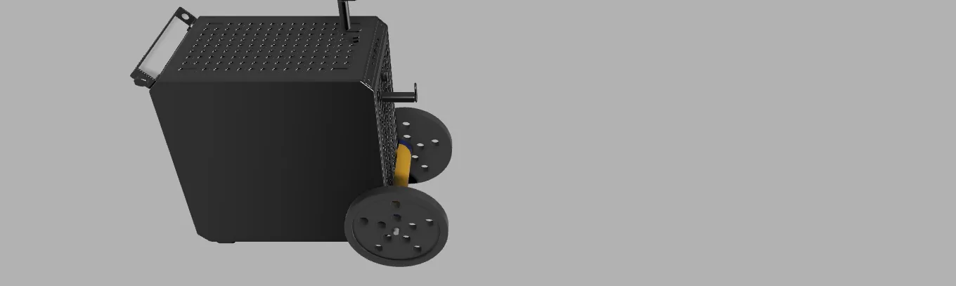 Bánh xe di động cho thùng máy Qube 500 - Image 6