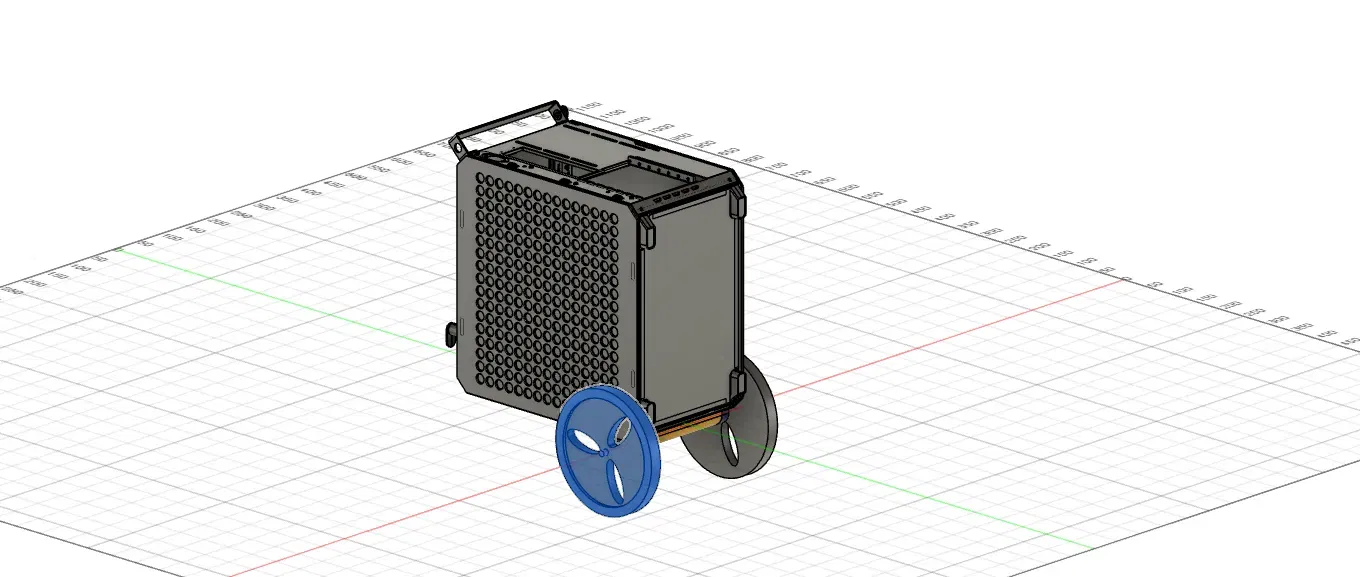 Bánh xe di động cho thùng máy Qube 500 - Image 7