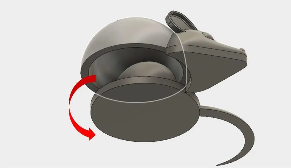 Hộp chuột in tại chỗ với không gian lưu trữ - Image 7