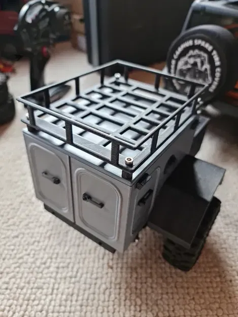 Giá đỡ nóc cho xe kéo off-road tỷ lệ 1/10 của Farmersmark - Image 1