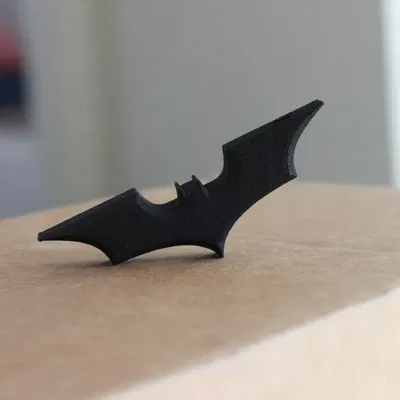 Móc khóa Batman không có mặt lật dễ in 3D