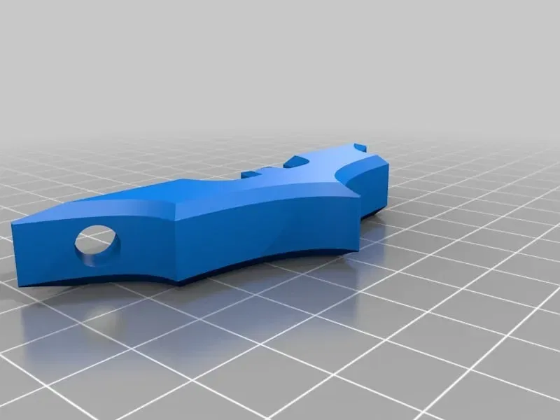 Móc khóa Batman không có mặt lật dễ in 3D - Image 5