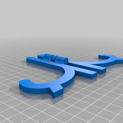 Giá đỡ tranh đa năng có bản lề in 3D