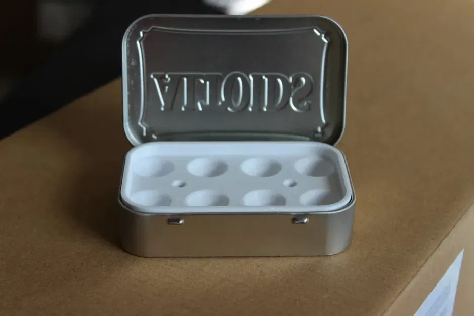Bảng màu nước Altoids Tin với giá đỡ cọ vẽ - Image 1