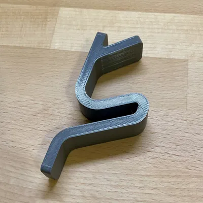 Móc treo áo Squiggle không lỗ gắn tường