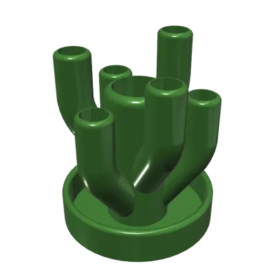 Giá đỡ bút chì hình xương rồng dễ in không cần hỗ trợ