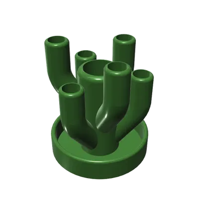 Giá đỡ bút chì hình xương rồng dễ in không cần hỗ trợ