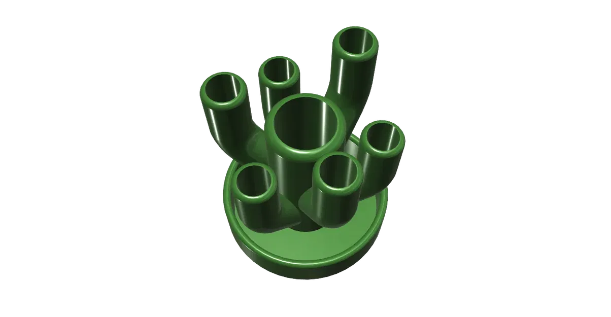 Giá đỡ bút chì hình xương rồng dễ in không cần hỗ trợ - Image 6